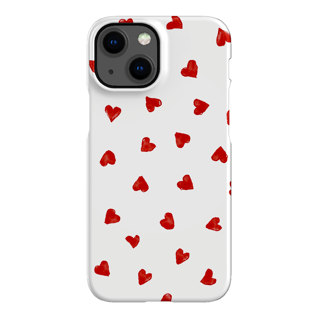 Cute Love Hearts Phone Case for iPhone 15/14/13/12 Pro Max - Romantic Heart Pattern Soft TPU Protective Cover - Perfect Gift for Valentine's Day, Anniversary & Couples (Pink) | Use for Everyday Protection & Stylish Accessory