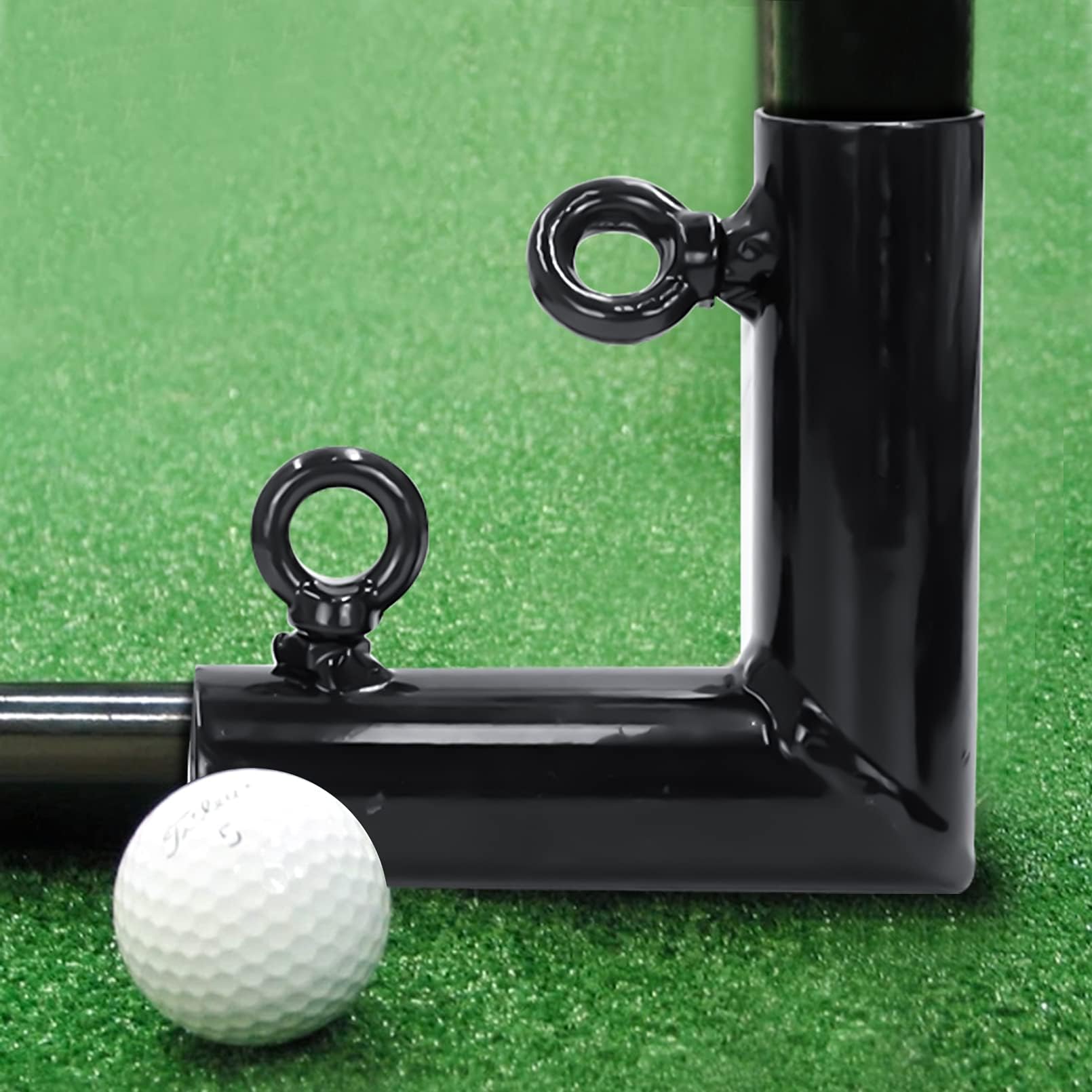 Aoneky DIY Golf Frame Corner Kit for 10x10x10ft Practice Golf Cage Net - Compatible with 3/4