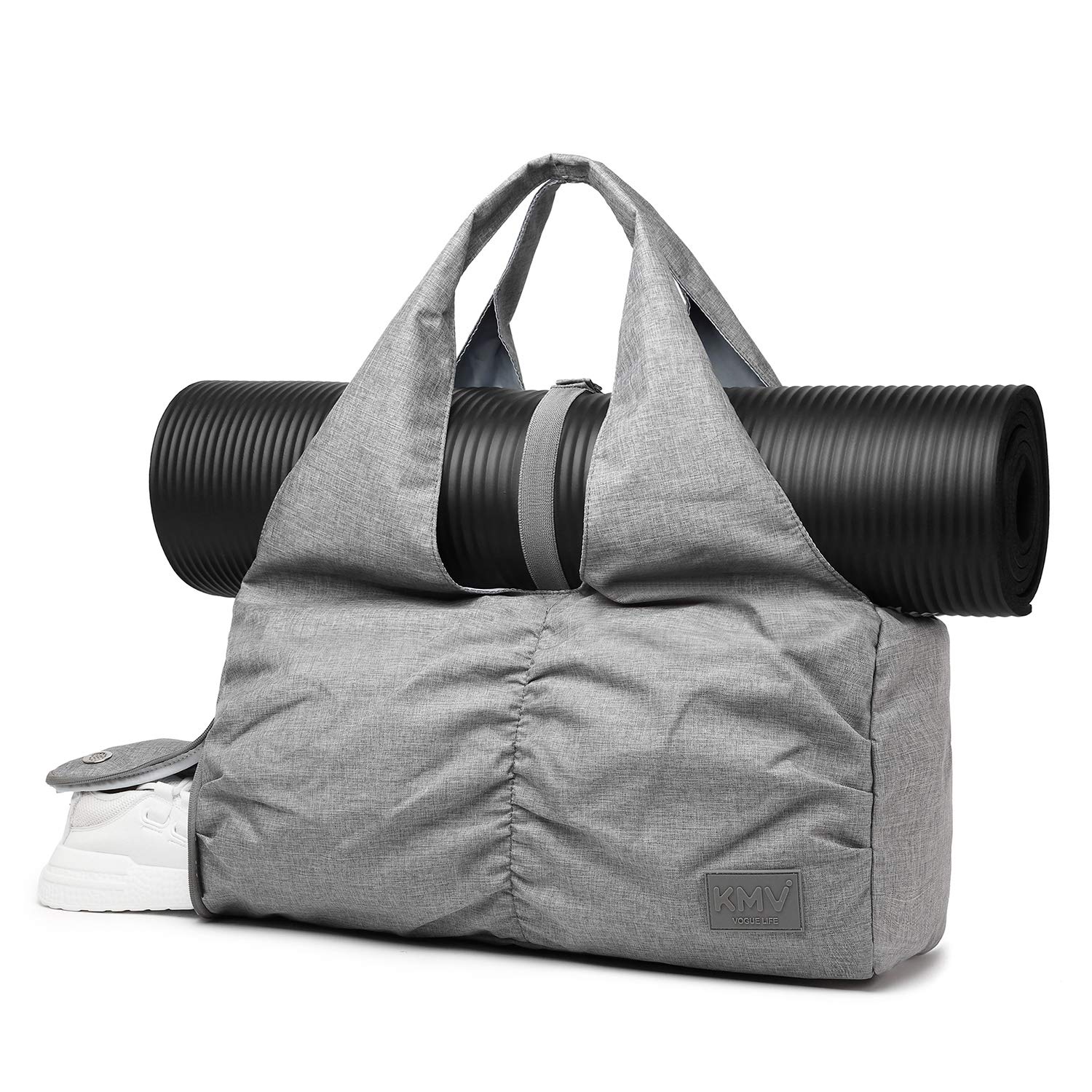 Premium Yoga Gym Bag for Women - Waterproof Travel Duffel with Shoe Compartment & Wet/Dry Pockets - Perfect for Workouts, Yoga Classes & Gym Essentials Storage