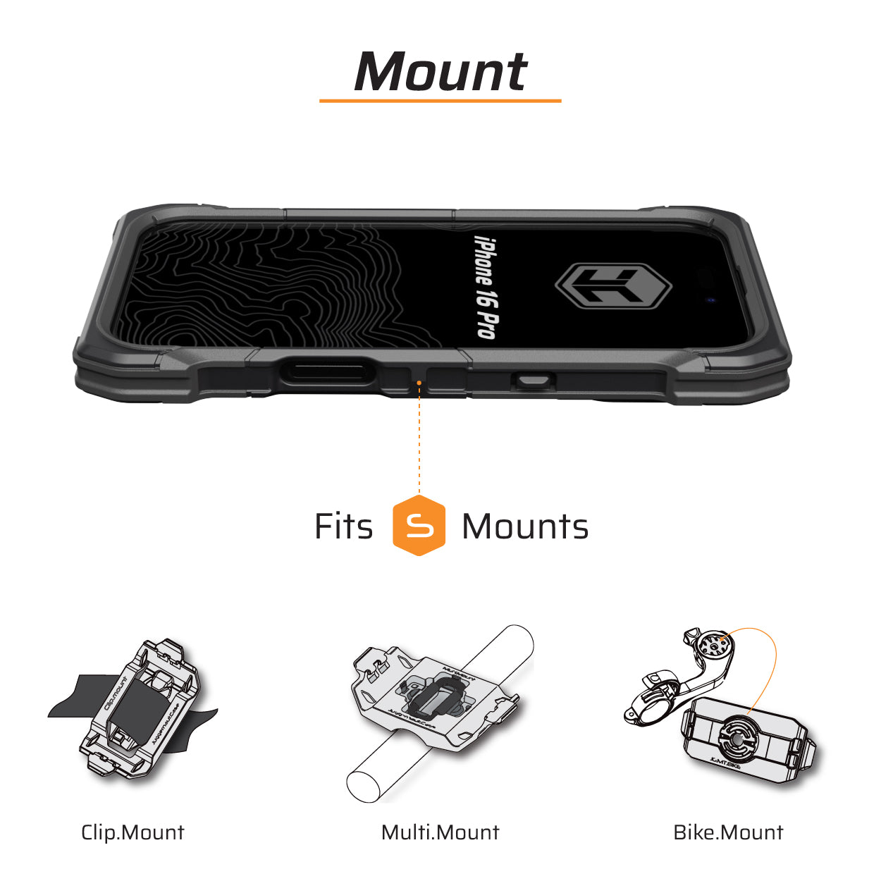 iPhone 16 Pro ENDVR Shockproof Phone Case - Premium Protection Made in USA | Perfect for Outdoor Adventures, Travel & Daily Use