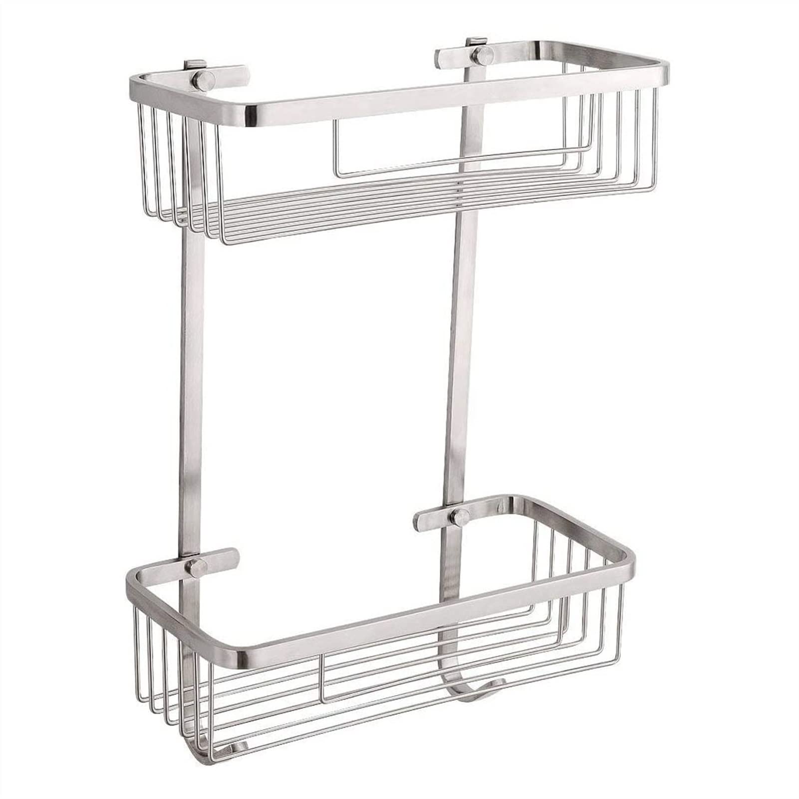 Zinhsq Over Toilet Storage Shelf - Space Saving Bathroom Organizer with Wall Mount Design, No Drilling Required - Perfect for Small Bathrooms & Apartment Living (Holds Toilet Paper & Bath Essentials)