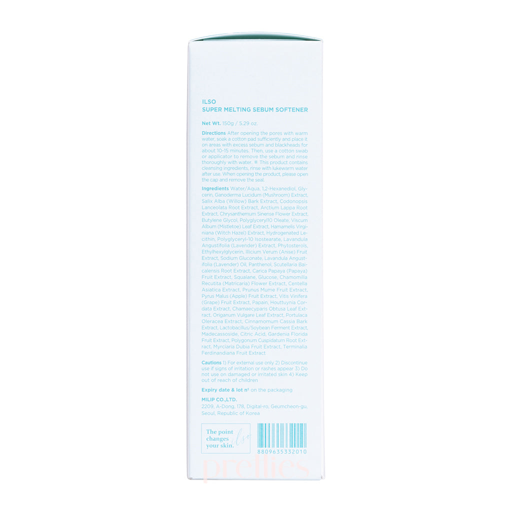 Ilso Super Melting Sebum Softener 150ml - Deep Cleansing Pore Treatment for Oily & Acne-Prone Skin | Perfect for Daily Skincare Routine & Blackhead Removal