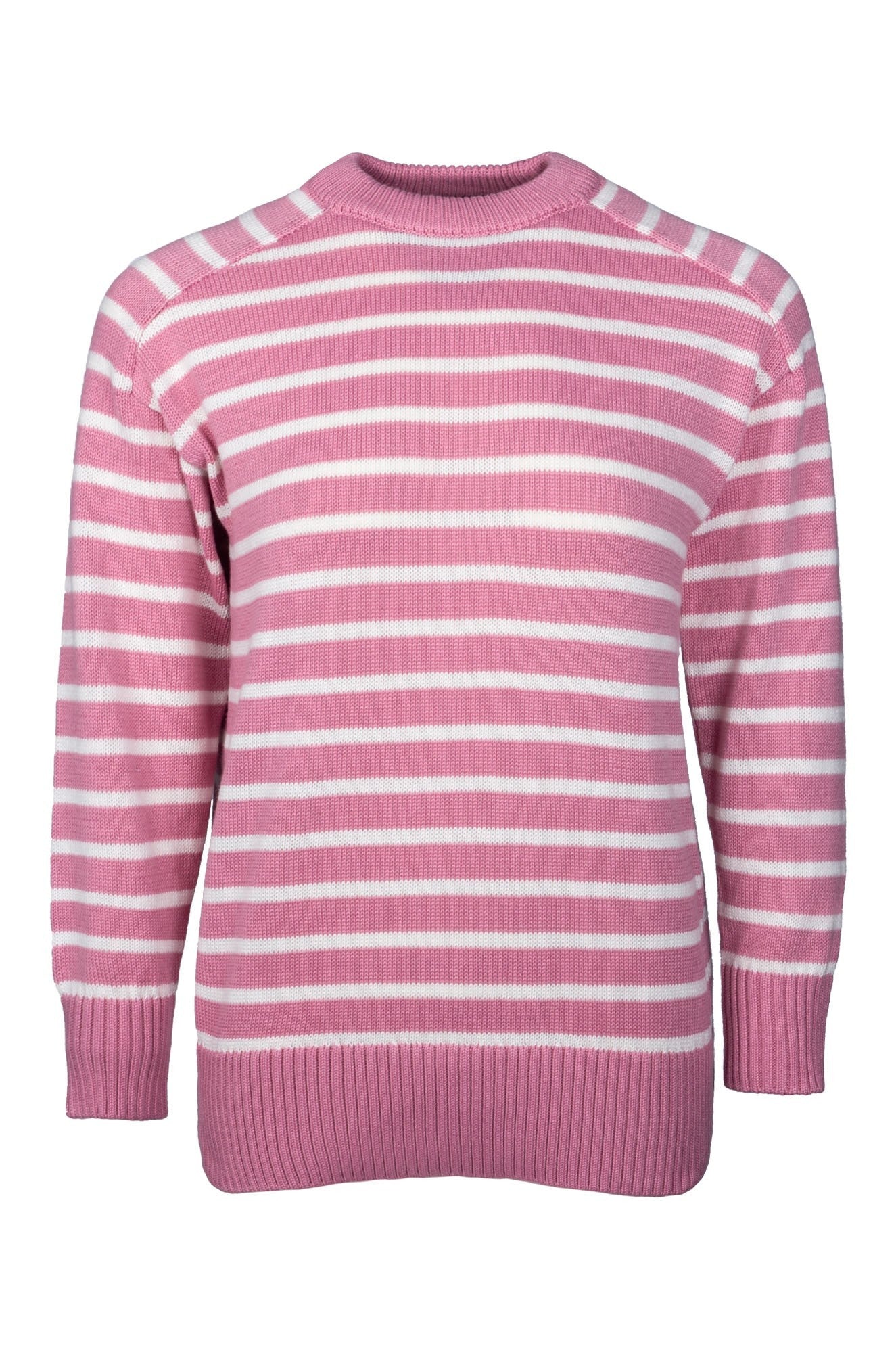 Women's Jumper Knitwear Sweater - Soft Rose & Ivory Pullover (Style 7503B1) | Perfect for Fall & Winter Outfits, Office Wear & Casual Chic Looks