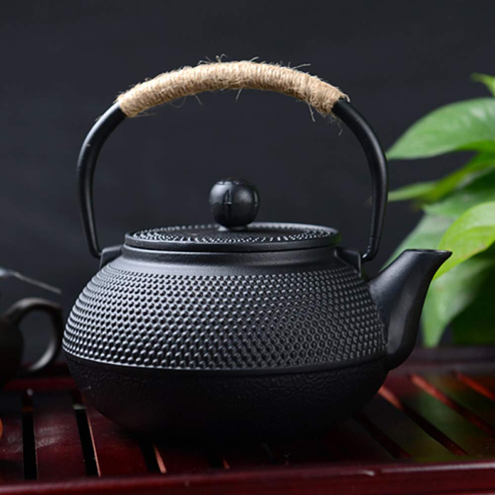 Premium Southern Cast Iron Kettle - 800ml Traditional Tea Pot for Loose Leaf & Teabags, Healthy Boiler with Scale-Free Design | Perfect for Home Brewing, Camping & Japanese Tea Ceremonies