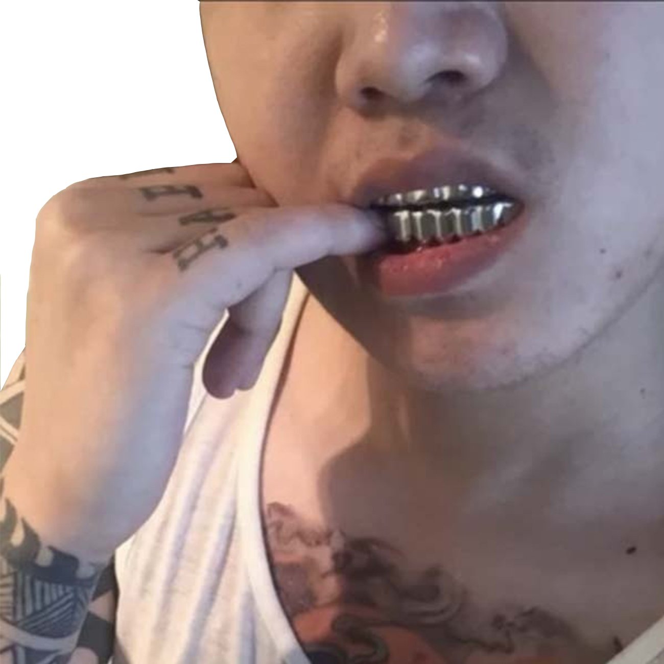 24K Gold Plated Custom Fit Hip Hop Teeth Grillz Set - Top & Bottom Removable Grill Caps with 2 Silicone Molding Bars for Men & Women | Perfect for Halloween, Parties, Rap Performances & Punk Fashion Accessories