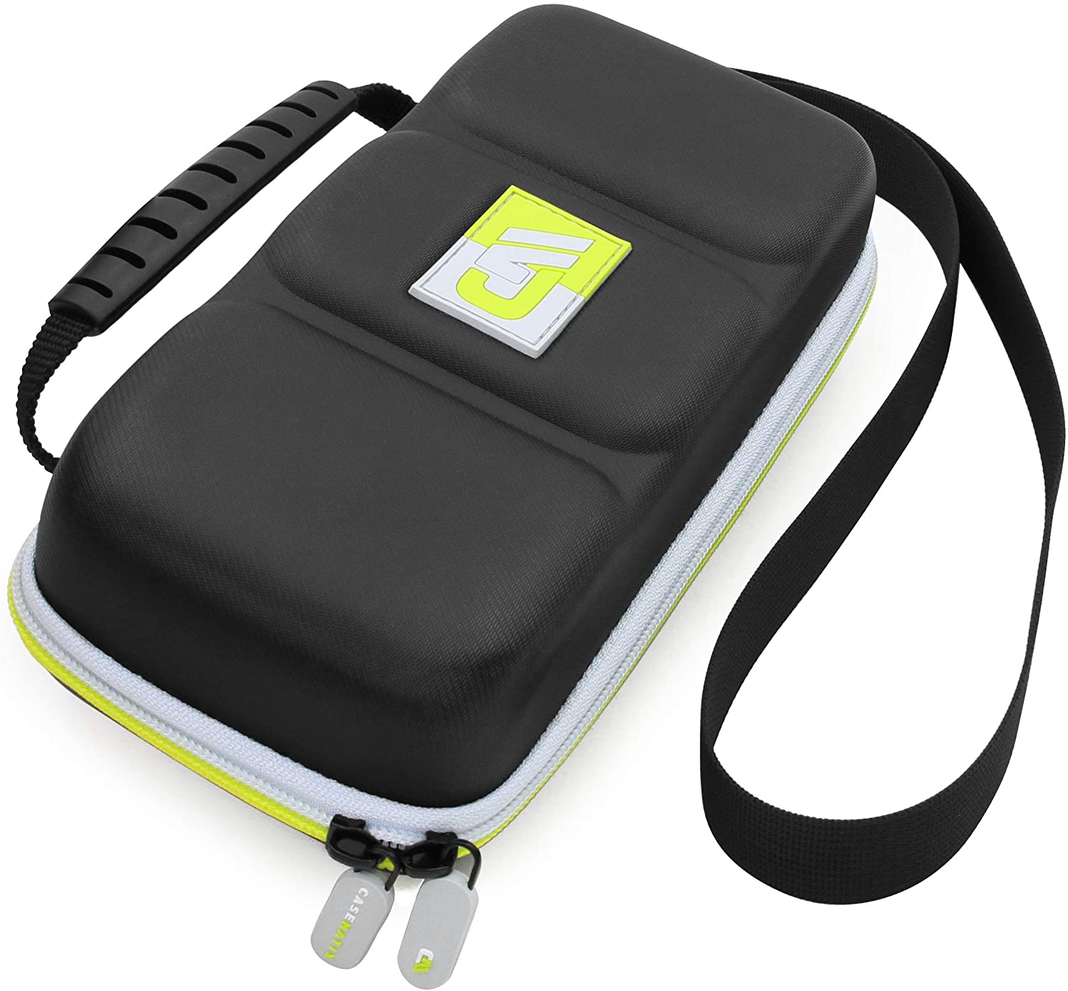 CASEMATIX Protective Carrying Case for Nintendo Switch Lite - 8 Game Slots, Scratch-Resistant Screen Divider, Accessory Storage & Adjustable Strap - Perfect for Travel, Gaming On-The-Go & Console Protection