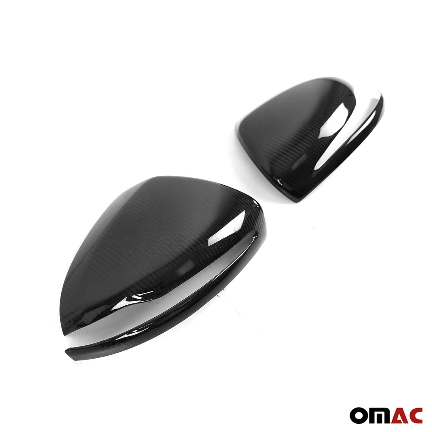 OMAC Carbon Fiber Side Mirror Cover Caps for Mercedes GLB Class X247 (2020-2025) - Upgrade Your Car's Style & Protection - Perfect for Daily Driving, Car Shows & Custom Builds