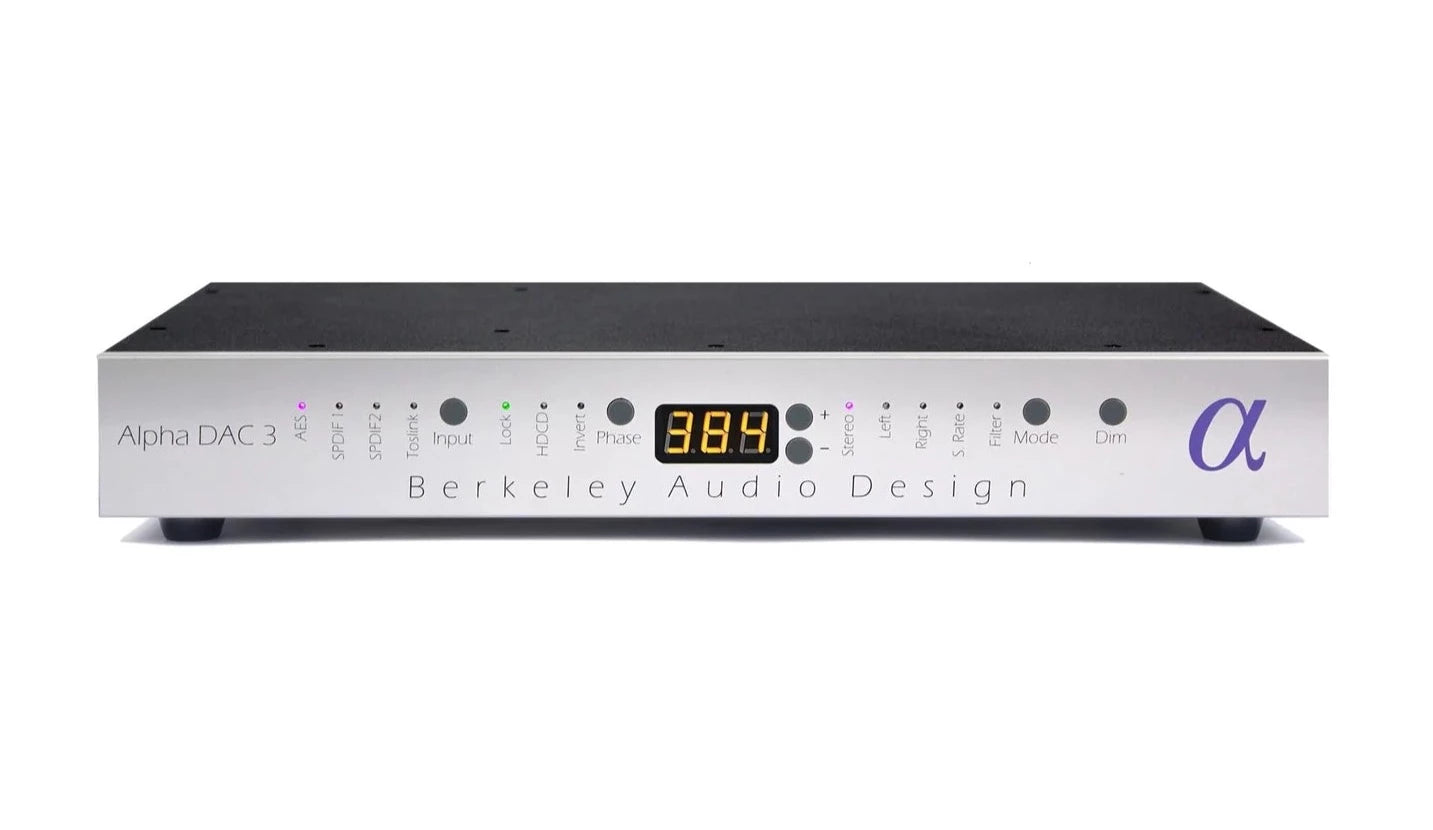 Berkeley Audio Design Alpha DAC Series 3 High-End Digital to Analog Converter - Perfect for Audiophiles & Home Theater Systems