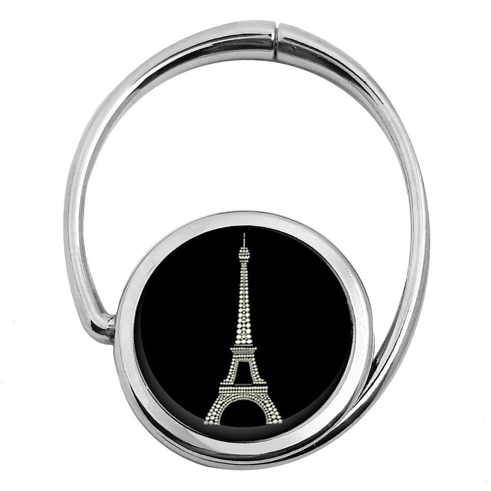 Foldable Purse Hook - Black Eiffel Tower Design, Portable Bag Hanger for Restaurants, Travel & Shopping - Hands-Free Convenience for Women's Purses & Handbags
