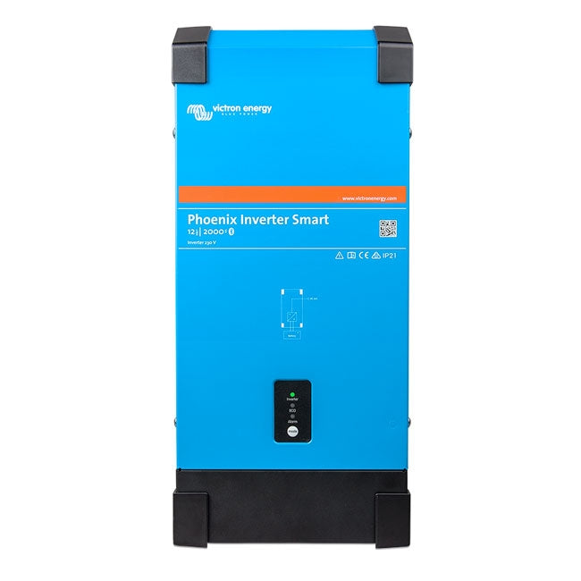 Victron Energy Phoenix Inverter 24V 2000W 230V Pure Sine Wave Smart Inverter - Perfect for RVs, Boats, and Off-Grid Solar Power Systems