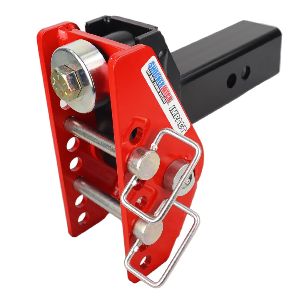 Shock Absorbing Hitch Receiver with Impact Cushioning - Complete 2.5