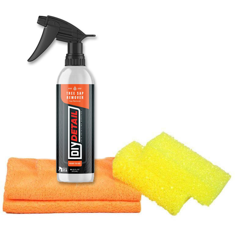 DIY Car Detailing Tree Sap Remover Kit - Safe for Auto Paint & Glass - Perfect for Road Trips & Outdoor Parking
