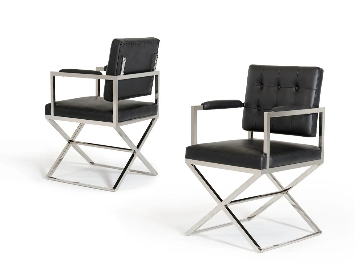 Modern Black Dining Chair - Stylish & Comfortable for Kitchen, Dining Room & Office - Sparky Home Furniture