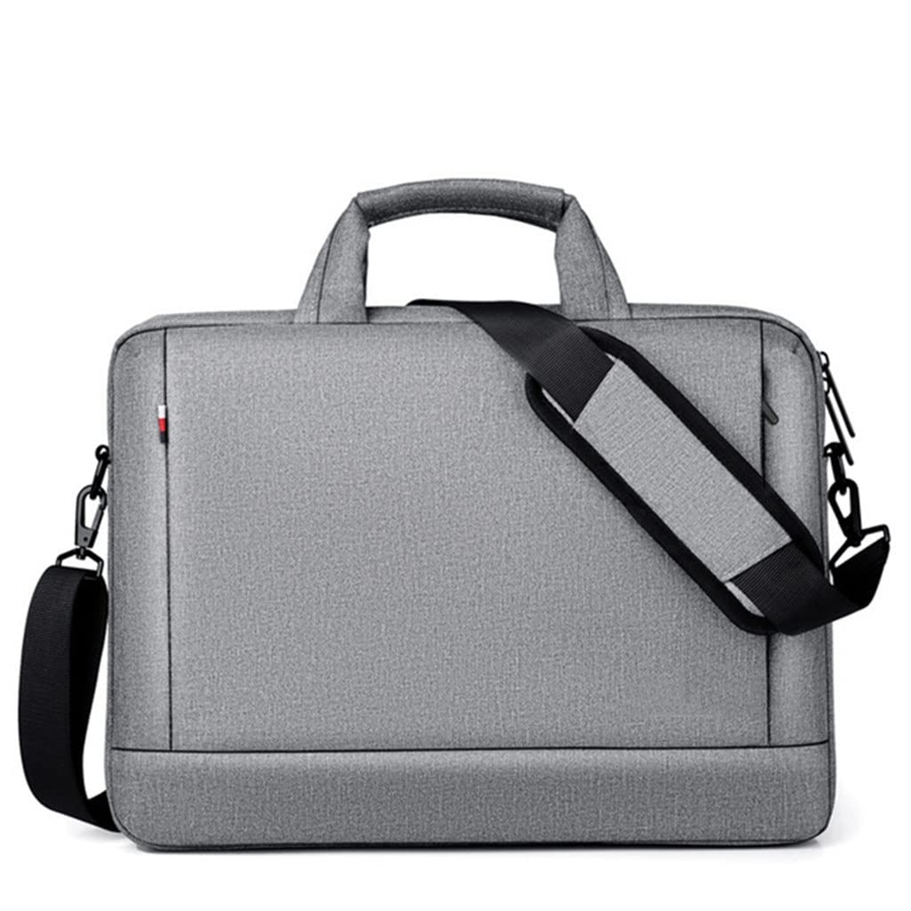 Waterproof Laptop Bag 13-15 Inch - Lightweight Anti-Theft Computer Shoulder Briefcase for MacBook Air/Pro, Business Travel & Commuting (Gray, 15 Inch) - Perfect for Office, School & Outdoor Use