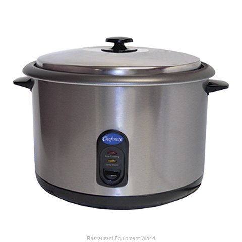 Globe RC1 Rice Cooker - 3-Cup Electric Rice Steamer with Non-Stick Inner Pot, Keep Warm Function - Perfect for Small Kitchens, Dorms, and Travel