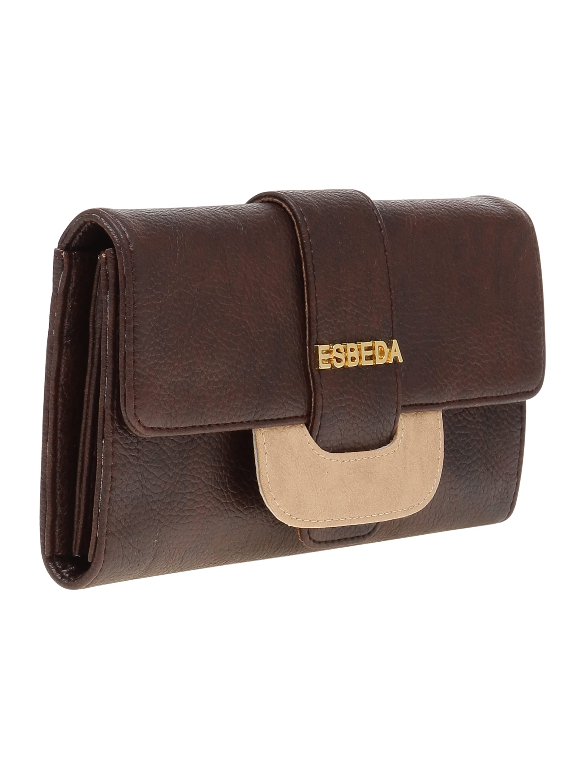 ESBEDA Genuine PU Leather Women's Wallet - Slim RFID Blocking Bifold Wallet with Multiple Card Slots, Perfect for Everyday Use & Travel