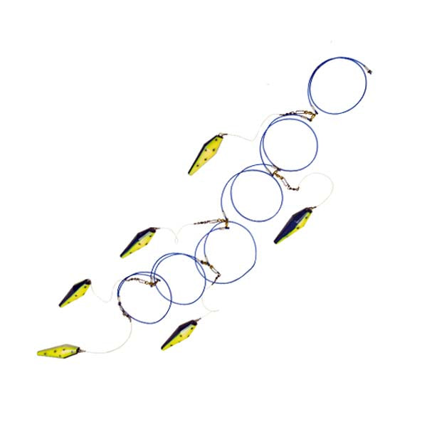 Boone Little Lulu 7.5 Inch Dolphin Fishing Lure - 6 Pin Rigged Ultimate Pin Tease Saltwater Bait - Perfect for Offshore and Inshore Fishing