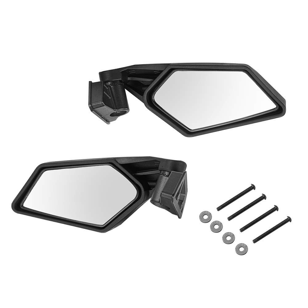 Kemimoto X3 Side View Mirrors - OEM Replacement for 2017-2025 Can Am Maverick X3 & Max RS DS Turbo RR (Part #715002898) - Durable Rear View Mirrors for Off-Road Adventures & Trail Riding