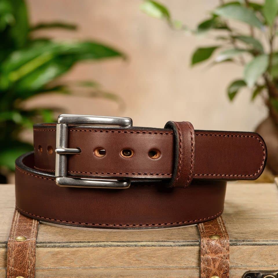 Premium Bullhide Leather Belt for Men - 1.50