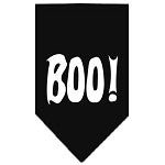 Colorful Boo Screen Print Bandanas - Soft Cotton Bandana for Halloween, Cosplay & Costume Parties - Perfect for Pets, Kids & Adults Accessories