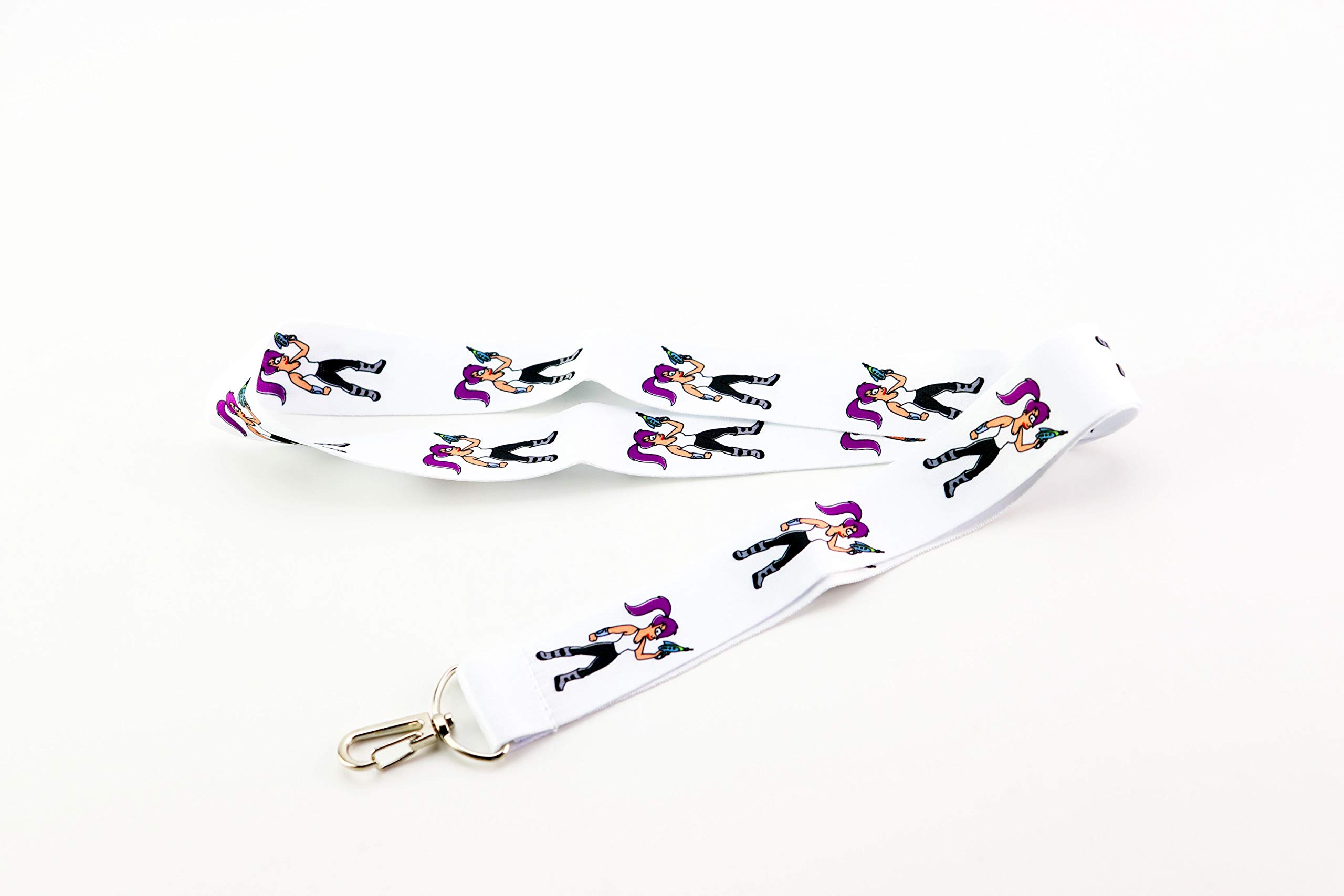 Futurama Keychain - Turanga Leela Lanyard for ID Badges & Keys