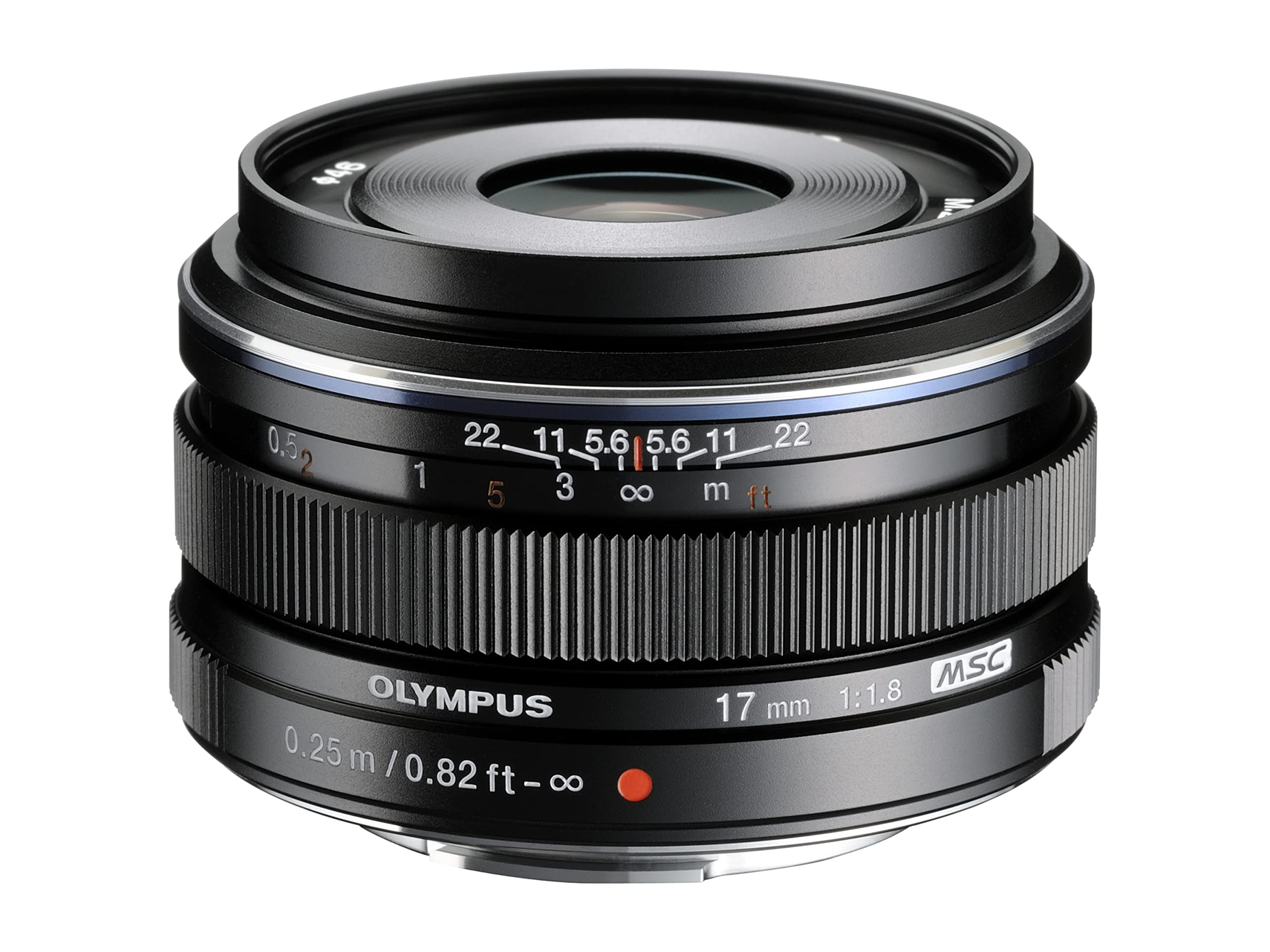 Olympus M.Zuiko Digital 17mm f/1.8 Lens for Micro Four Thirds Cameras - Fast Aperture, Compact & Lightweight (Black) - Perfect for Street Photography, Travel & Low Light Shooting