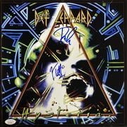 Joe Elliott & Phil Collen Autographed 12x12 Def Leppard Band Photo - JSA Certified Memorabilia - Perfect for Music Fans, Collectors & Rock Memorabilia Displays