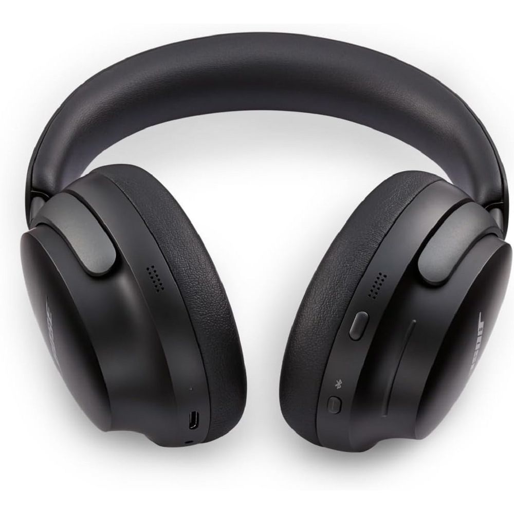 Bose QuietComfort Ultra Wireless Noise Cancelling Headphones with Spatial Audio - Over Ear Bluetooth Headphones with Mic, 24H Battery Life (Black) | Perfect for Travel, Work & Music Lovers