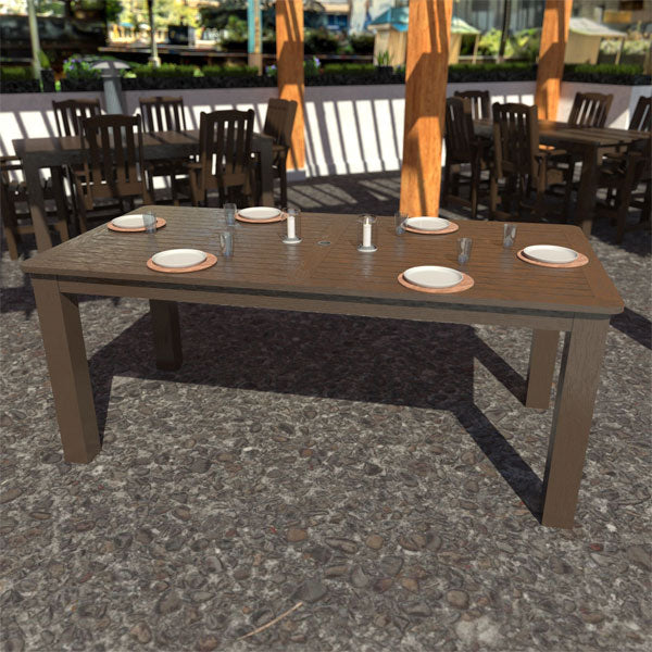 Modern Rectangular Counter Height Table - 36 Inch Kitchen Island Bar Table for Dining, Entertaining & Small Space Living - Perfect for Apartments, Condos & Breakfast Nooks