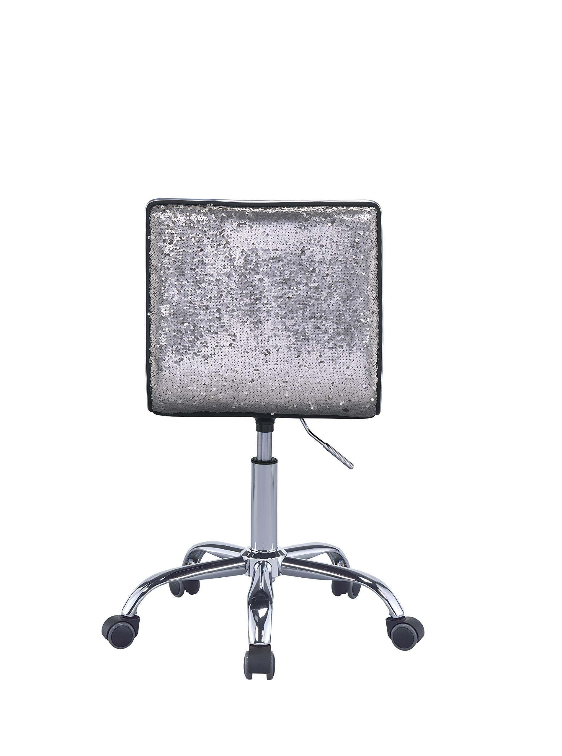 Benjara Adjustable Height Swivel Office Chair - Ergonomic Desk Chair with Lumbar Support, Gray - Perfect for Home Office, Gaming & Workspace