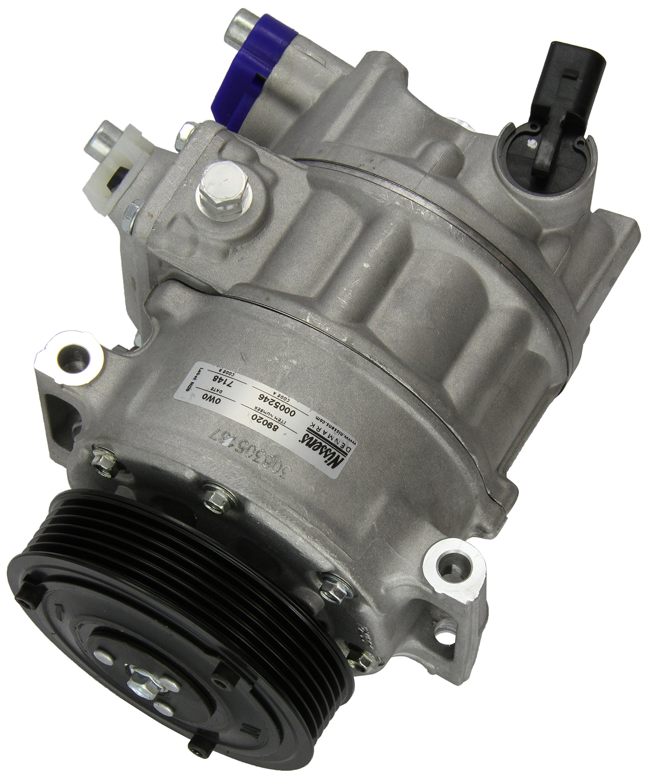 Nissens 89020 AC Compressor Replacement for Car Air Conditioning System - High Performance Auto A/C Parts for Smooth Cooling in Summer Driving