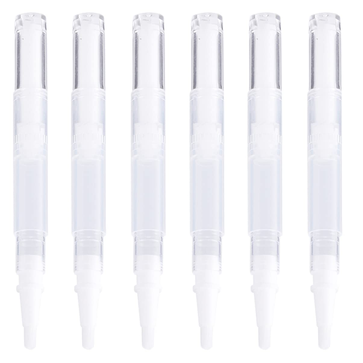 LALAFINA 12 Pack Empty Eyelash Growth Serum Tubes & Nail Oil Pens - Transparent Twist Cosmetic Containers for Eyelash Serum, Nail Polish, Lip Gloss - Travel-Friendly Plastic Makeup Storage Solution    Perfect for DIY beauty products, salon professionals, or on-the-go touch-ups - ideal for storing and applying serums, oils, and liquid cosmetics with precision.