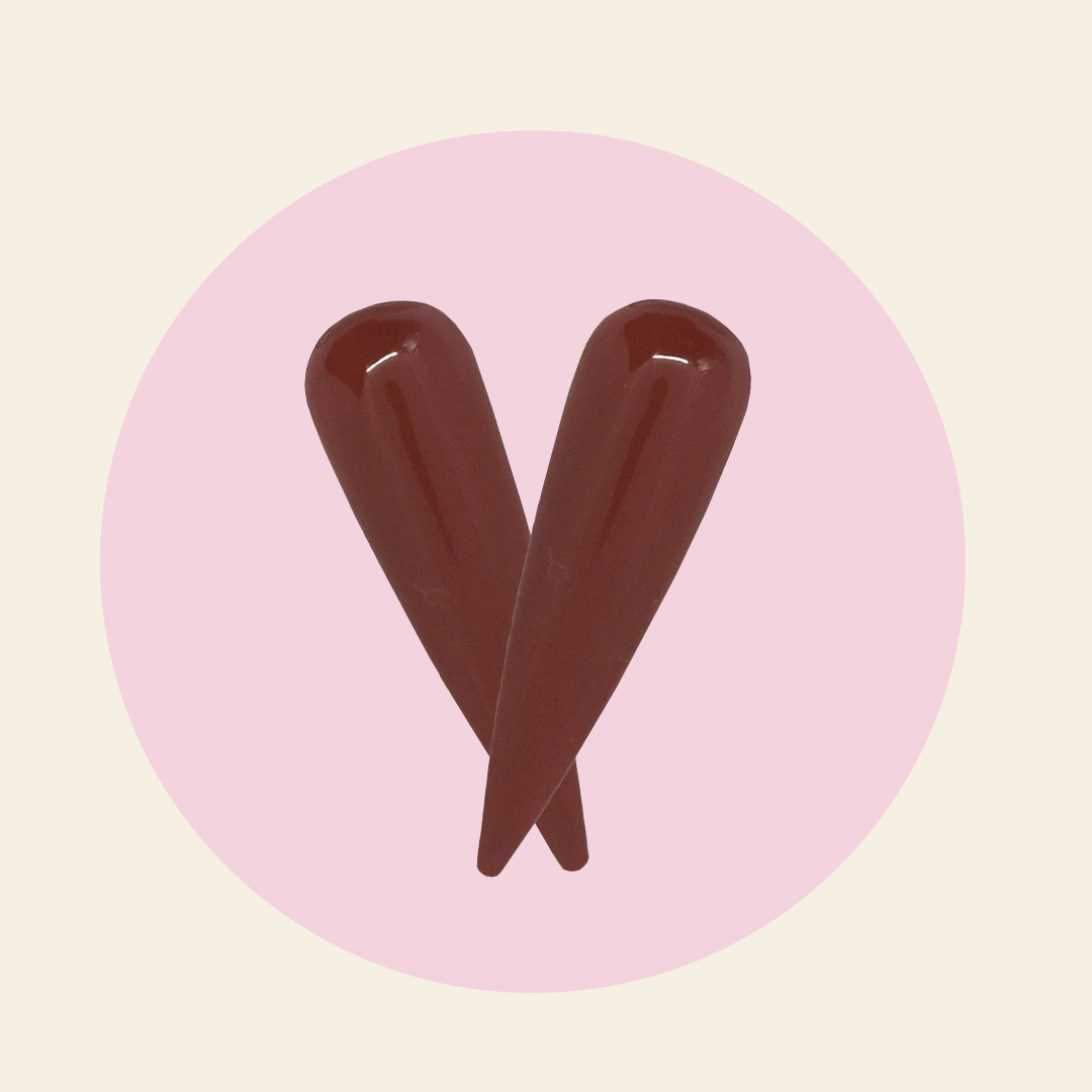 Mitty Pure Color Chocolate Brownie 15ml - Rich & Vibrant Nail Polish for Everyday Wear & Special Occasions