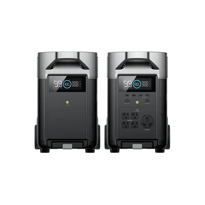 EcoFlow DELTA Pro Portable Power Station with Smart Extra Battery - Solar Generator for Home Backup, Camping & Outdoor Adventures