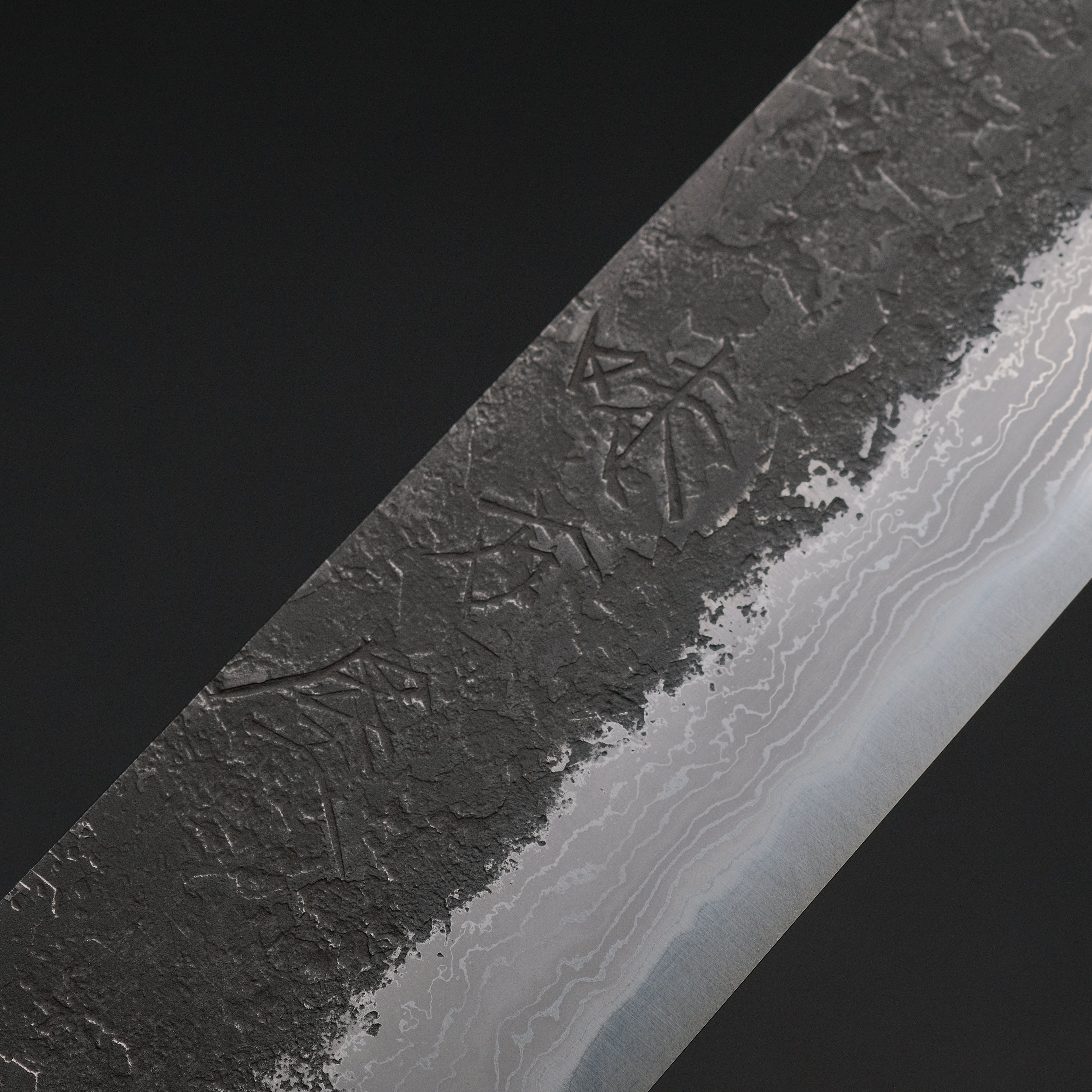 Premium Ajikataya White #2 Nashiji Damascus Sujihiki 270mm Japanese Chef Knife with Ebony & TQP Handle (#38) - Perfect for Slicing Sashimi, Meat, and Precision Cutting in Professional Kitchens