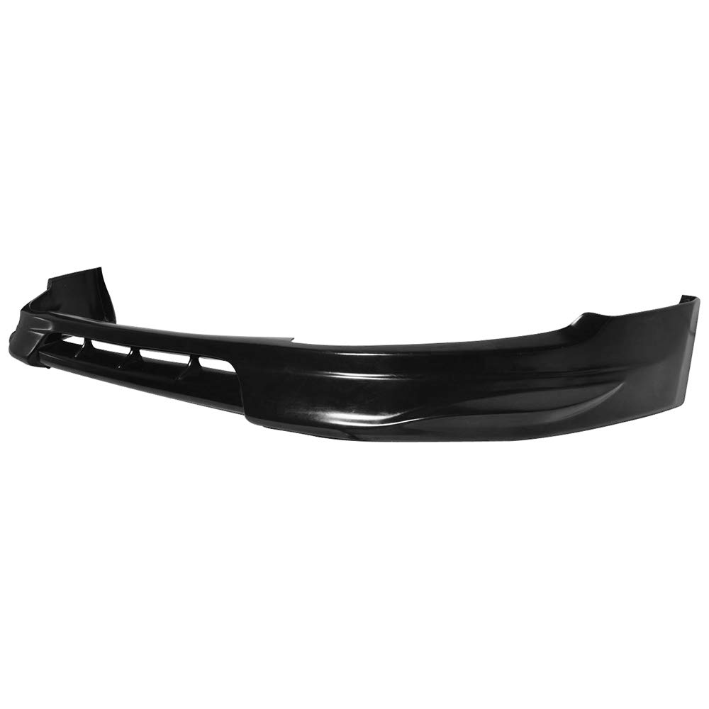 IKON MOTORSPORTS Front Bumper Lip Spoiler for 2010-2013 Kia Optima | DS Style PU Polyurethane Black Front Splitter | Enhances Aerodynamics & Sporty Look | Perfect for Car Enthusiasts & Street Racing