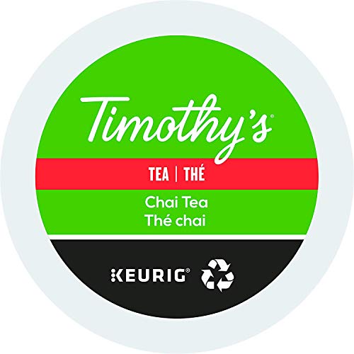 Timothy's Chai Tea Bags - 96 Count | Premium Spiced Black Tea | Perfect for Morning Boost, Afternoon Relaxation & Office Break