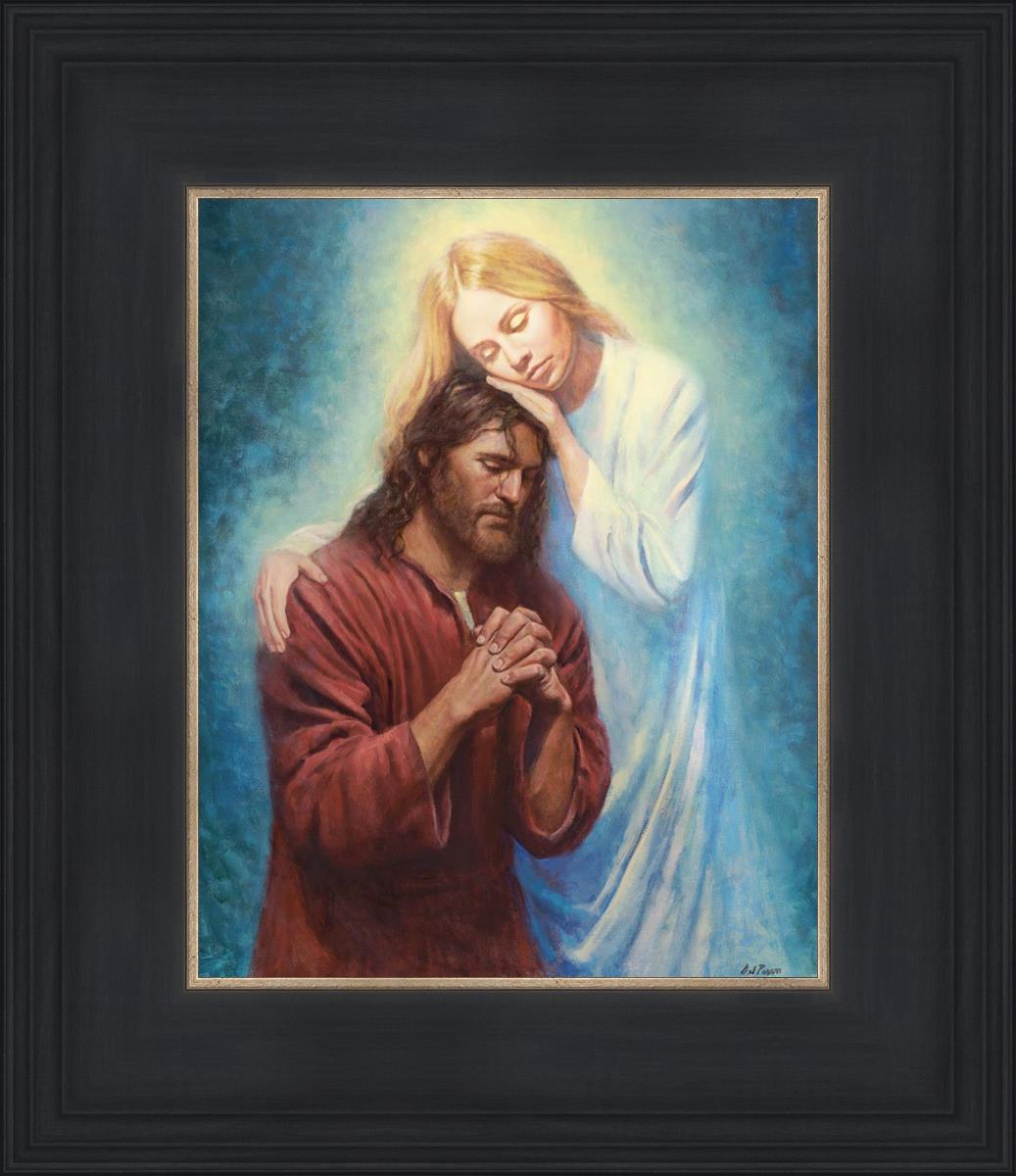 Angel Mother by Del Parson - Beautiful Religious Wall Art for Home Decor - Perfect for Living Room, Bedroom & Church Inspirational Gifts