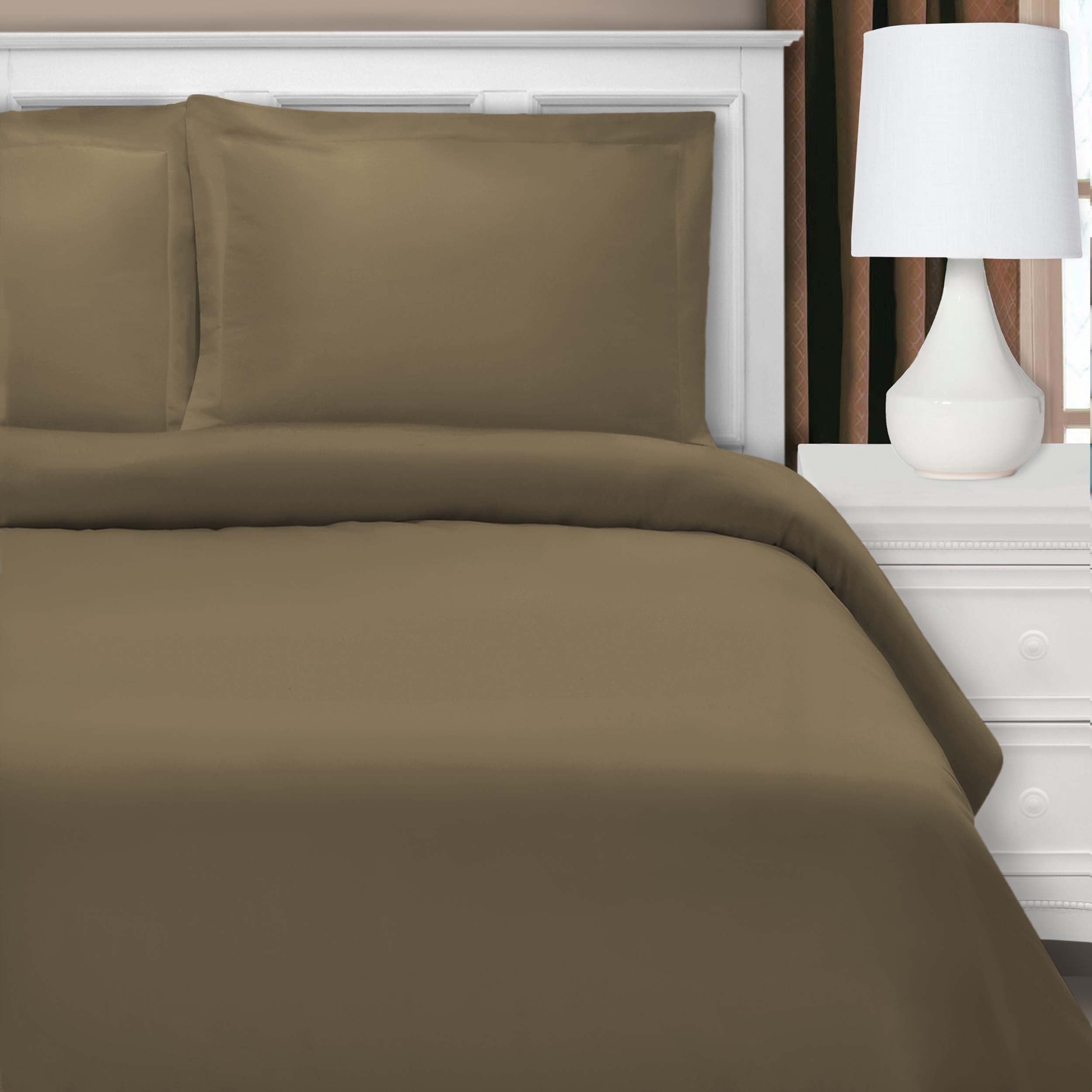 Wrinkle Resistant Cotton Blend Duvet Cover Set - Soft & Durable Bedding for All Seasons | Perfect for Master Bedroom, Guest Room & College Dorm
