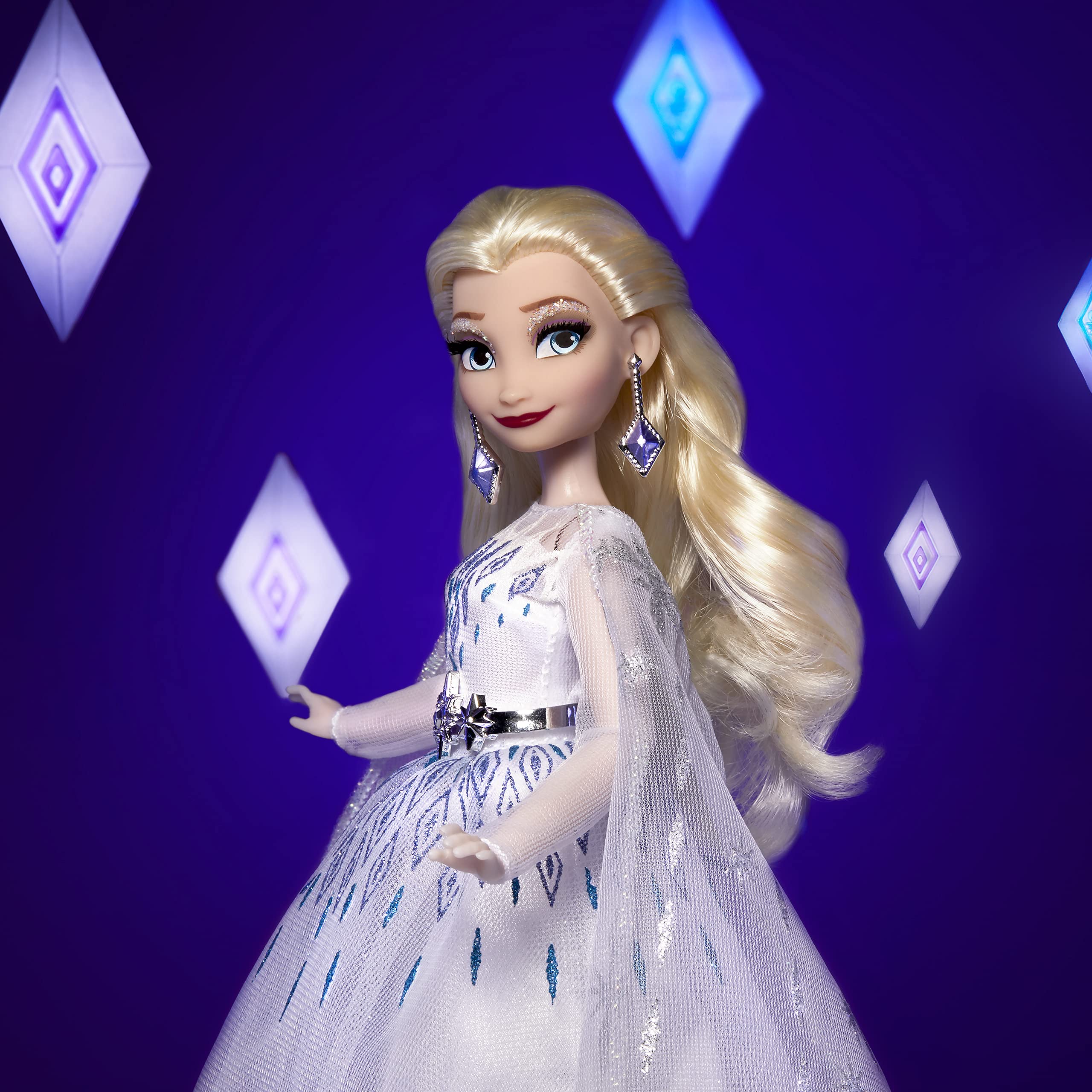 Disney Frozen Elsa Princess Doll - Holiday Edition with Fashion Accessories, Collector Toy Gift for Girls & Kids Age 6+ | Birthday, Christmas, Playtime & Display Decor