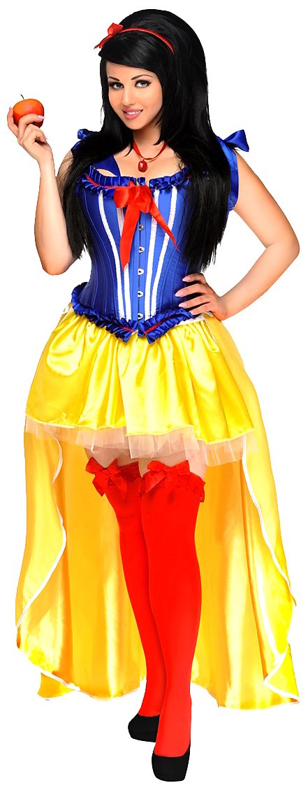Daisy Corsets Women's 5-Piece Sexy Poisoned Apple Costume Set - Halloween, Cosplay, Burlesque & Themed Party Outfit