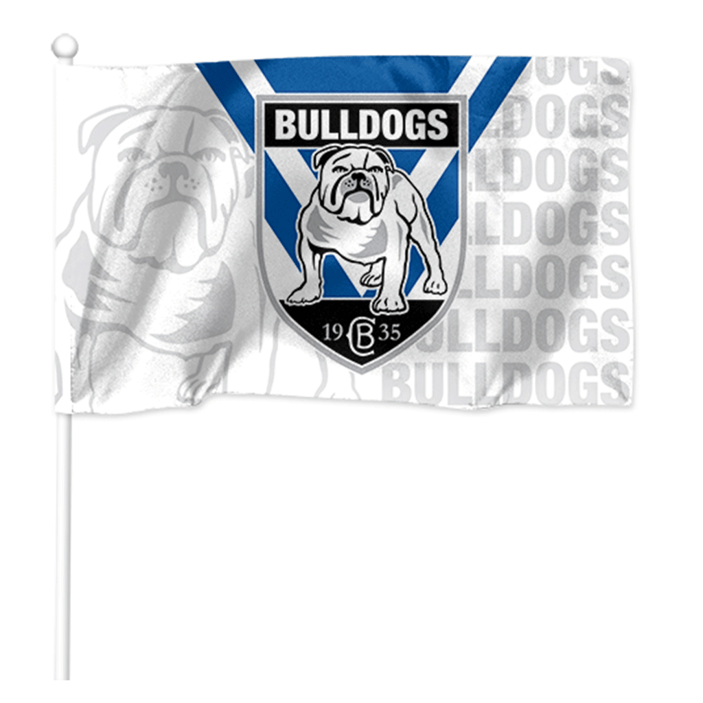 Canterbury Bulldogs Kids Flag - Officially Licensed NRL Team Banner for Boys & Girls - Perfect for Game Day, Bedroom Decor, and Sports Fan Gifts
