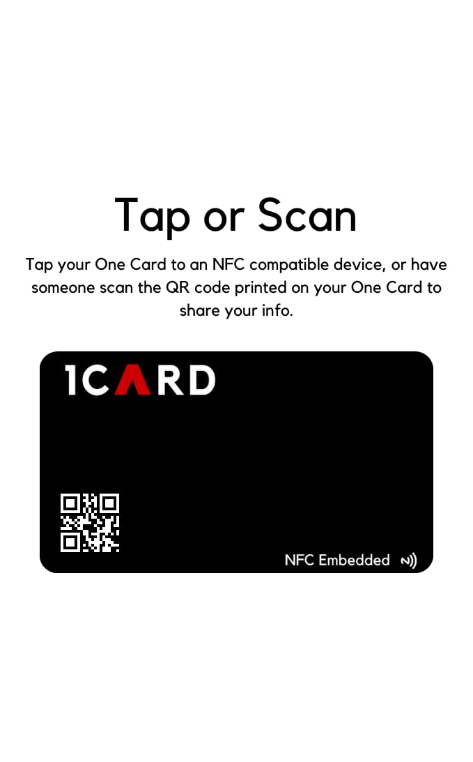 Digital Business Card - NFC Smart Card for Networking & Contact Sharing