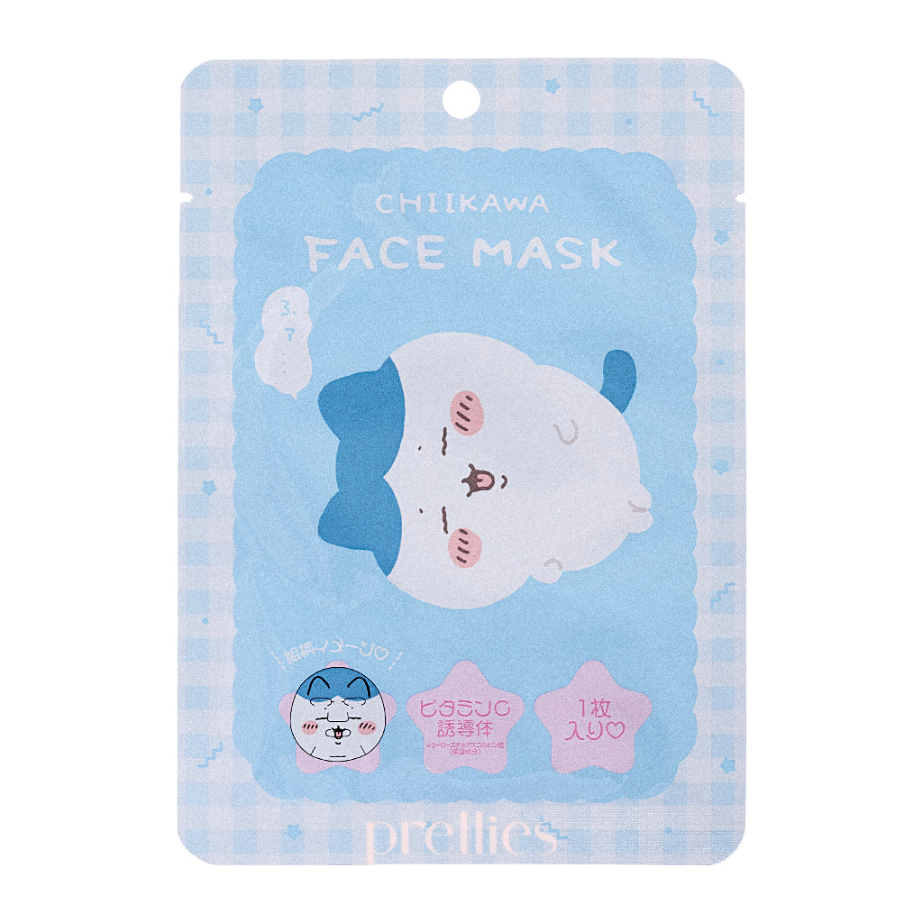 Chiikawa Hydrating Face Mask for Dry Skin - Soothing & Moisturizing Sheet Mask for Daily Skincare & Relaxation