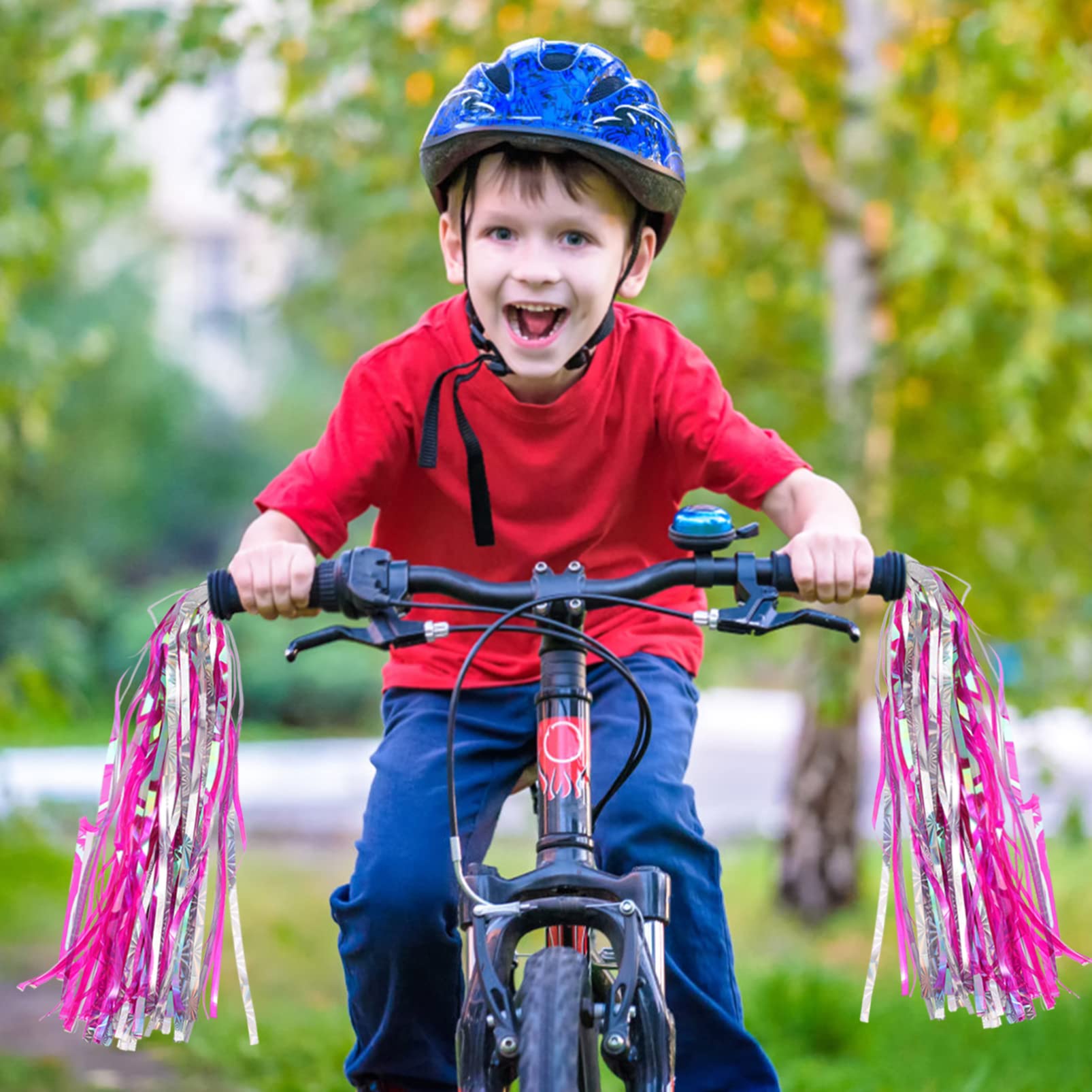 Gadpiparty 2-Piece Baby Car Seat Toy - Colorful Resin Streamers for Toddler Bikes & Strollers | Fun & Safe Ride Entertainment for Kids