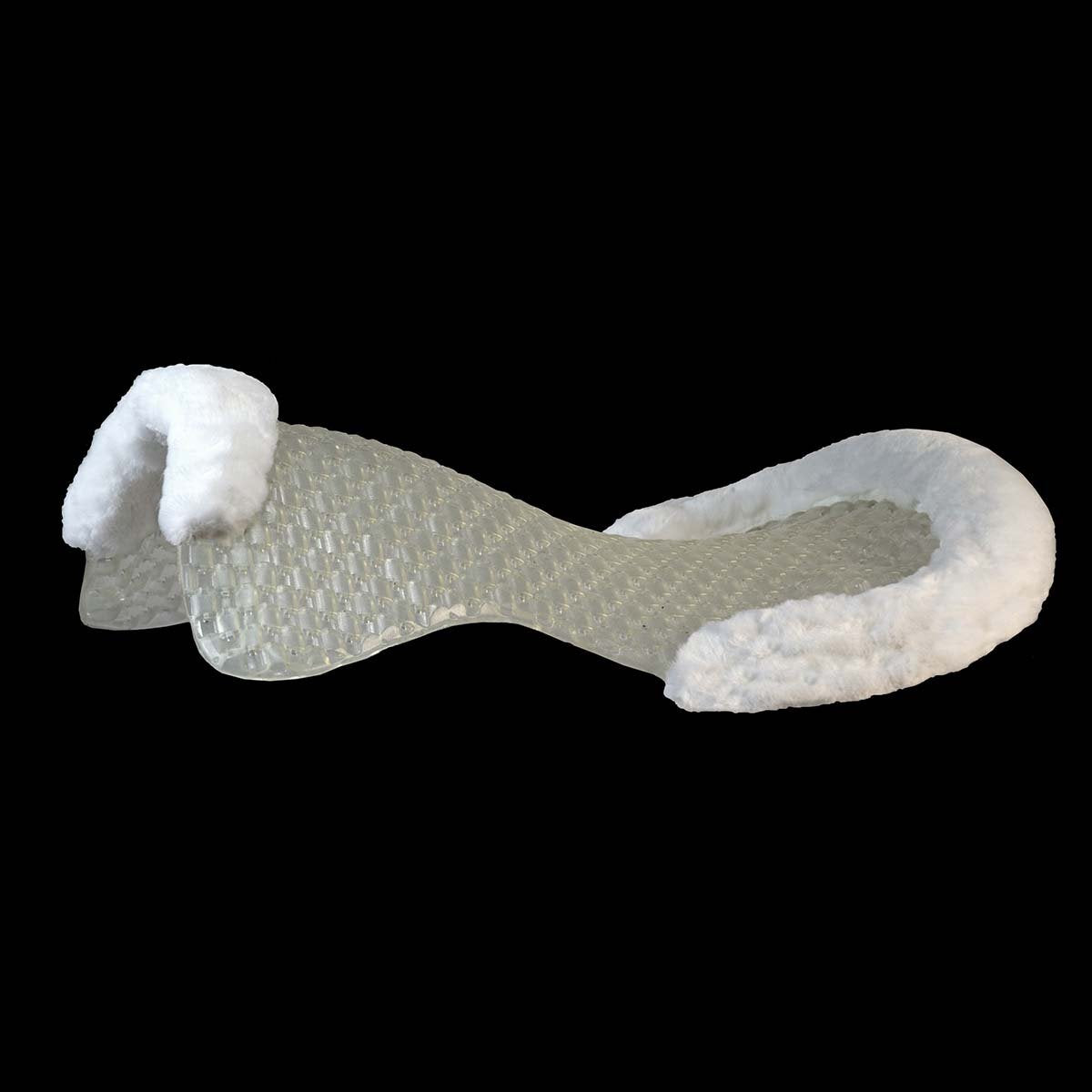 Acavallo Respira Airflow Gel Pad with Sheepskin - Breathable Horse Saddle Pad for Comfort & Shock Absorption - Perfect for Riding, Training & Show Jumping