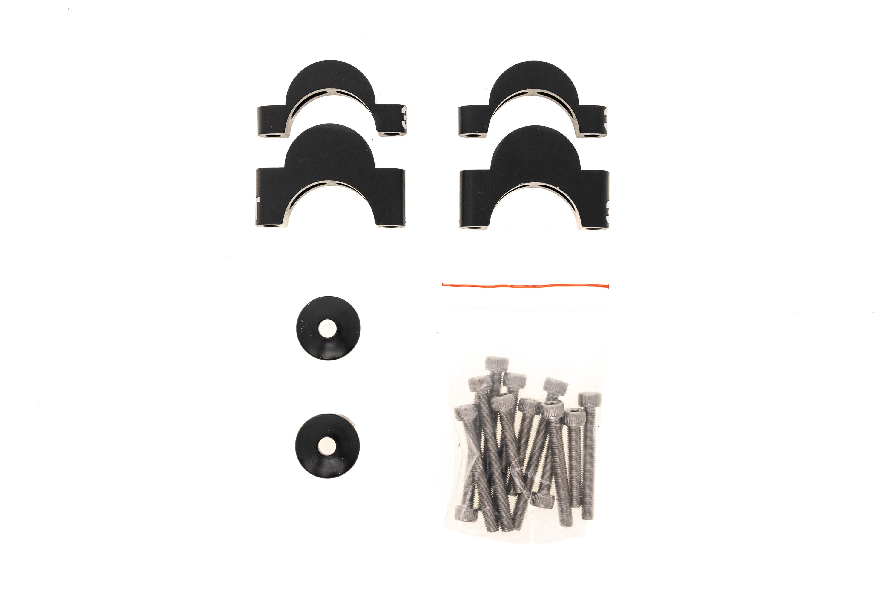3T Clip On Pro S Bend Riser Kit - Adjustable Handlebar Riser for Mountain & Road Bikes - Perfect for Commuting, Trail Riding & Performance Cycling
