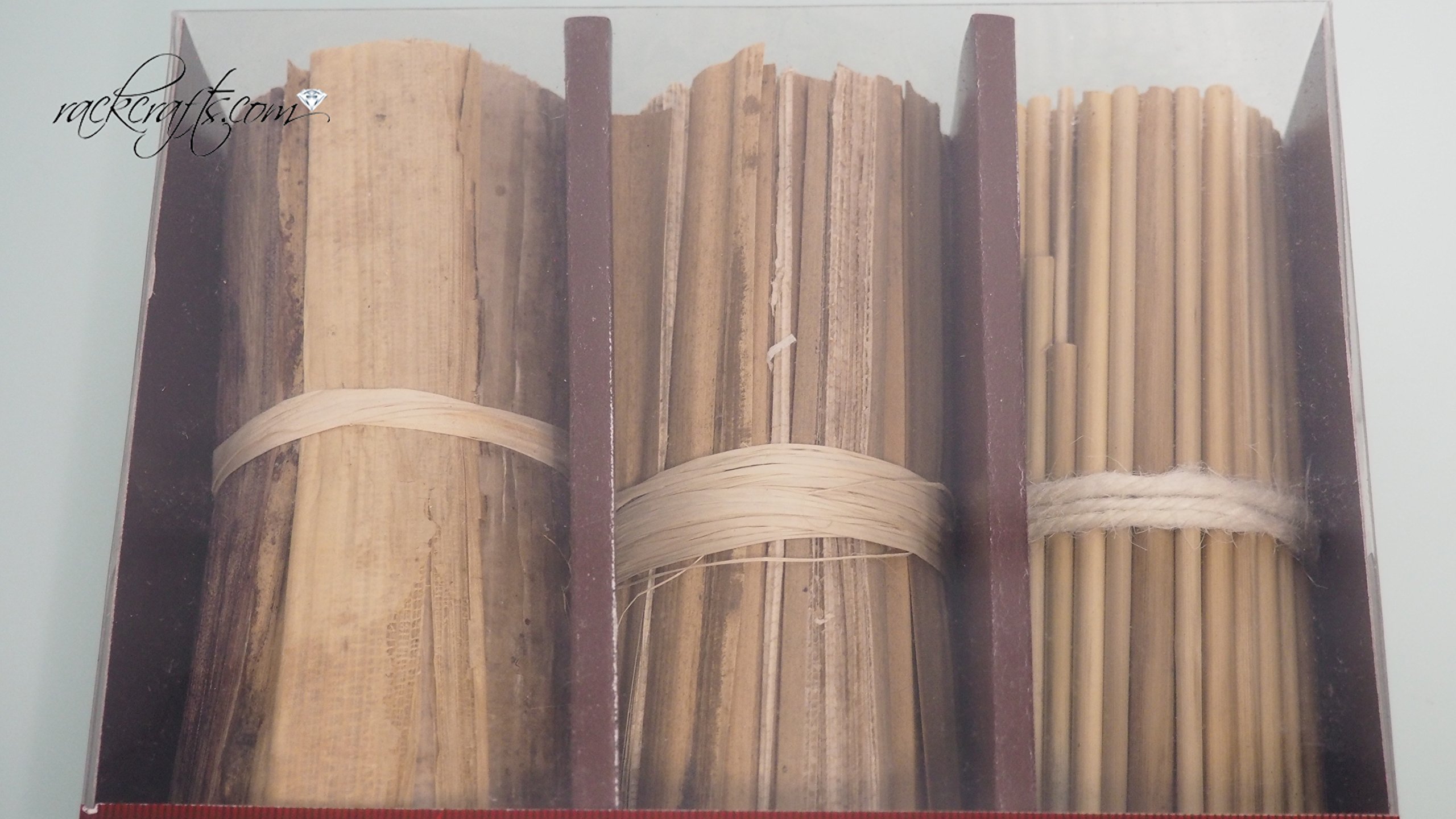 Natural Dried Rattan Birch Willow Twigs & Tree Bark Reed Sticks Bundle - Home Decor, Wedding Centerpieces, Garden Arrangements for Rustic & Boho Style Decorating