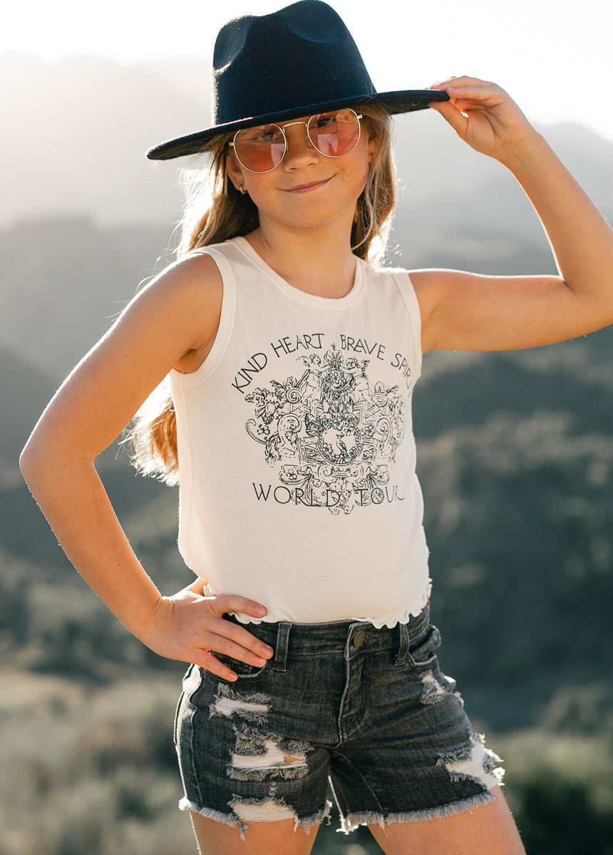Neila Cream Tank Top for Women - Soft Casual Sleeveless Shirt for Summer, Gym, and Everyday Wear
