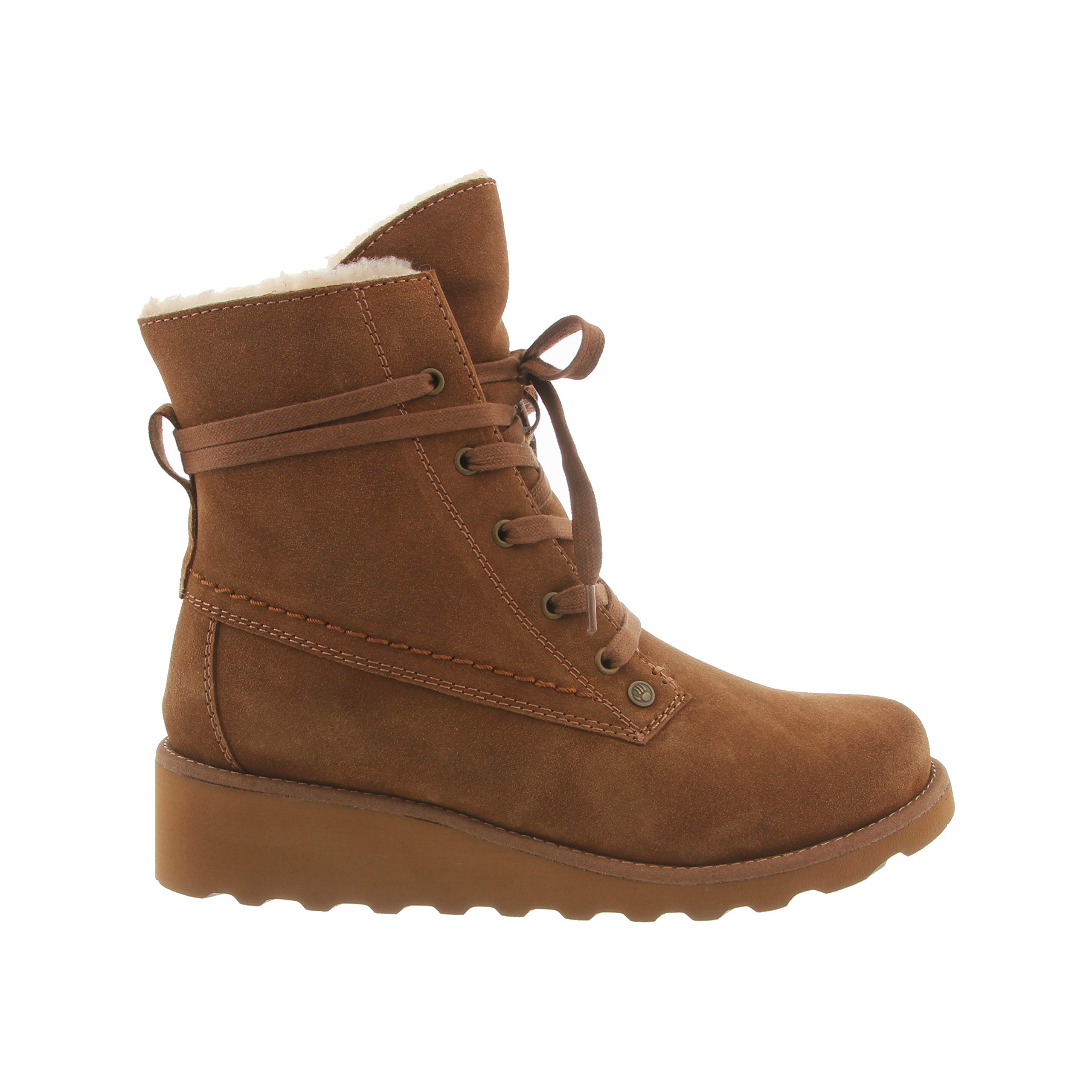 BEARPAW Women's Krista Suede Slip-On Winter Boots - Comfortable & Warm, Multiple Colors - Perfect for Casual Outfits, Snow Days & Cozy Indoor Wear